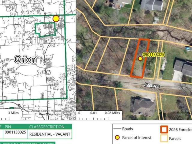 Land for sale in Lake Orion, Michigan
