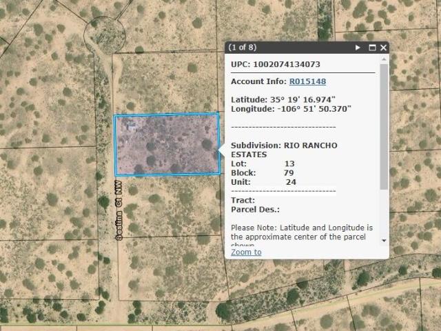 Land for sale in Rio Rancho, Sandoval County