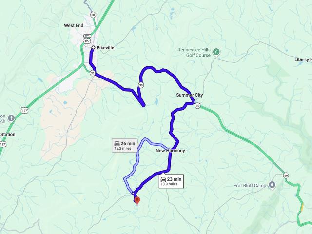 Land for sale in Pikeville, East Tennessee