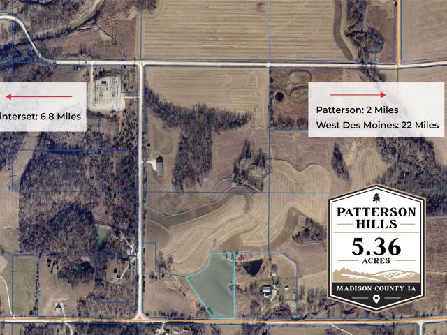 Land for sale in Winterset, Iowa