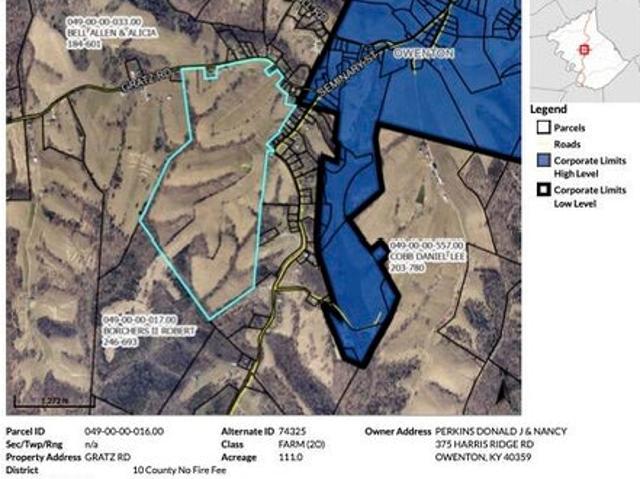 Land for sale in Owenton, Kentucky