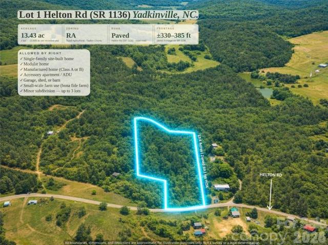 Land for sale in Yadkinville, North Carolina