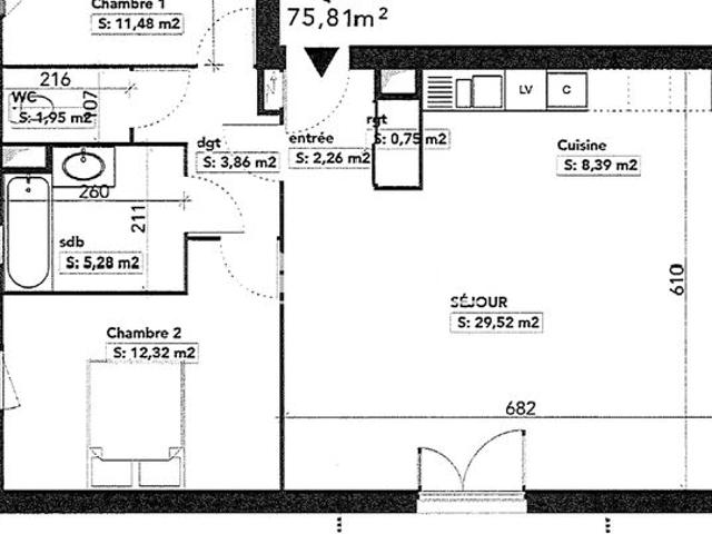Appartement vente à Bourges, Saint-just