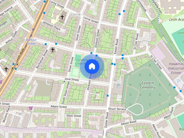 Apartment for rent in Hillside, Leith