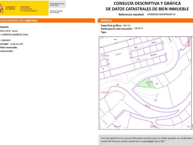 Terreno en venta en Sarrià - Sant Gervasi, Barcelonès