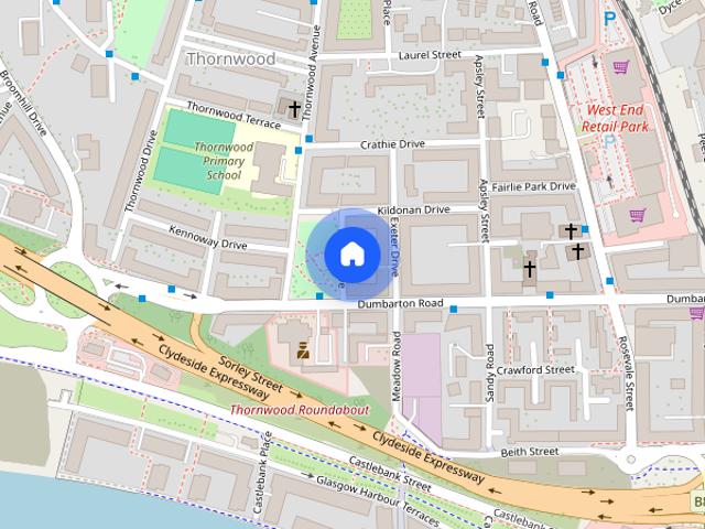 Apartment for rent in Broomhill, Scotland
