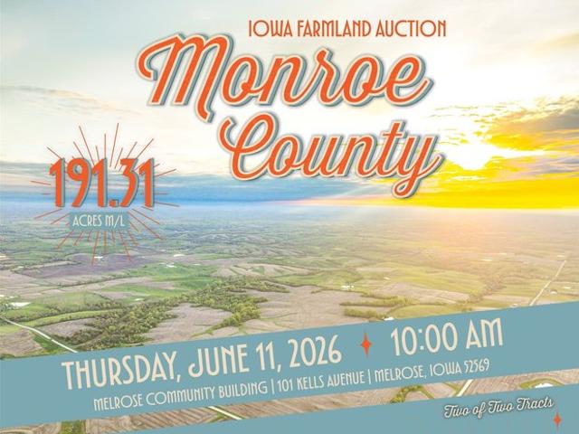 Farm for sale in Melrose, Iowa