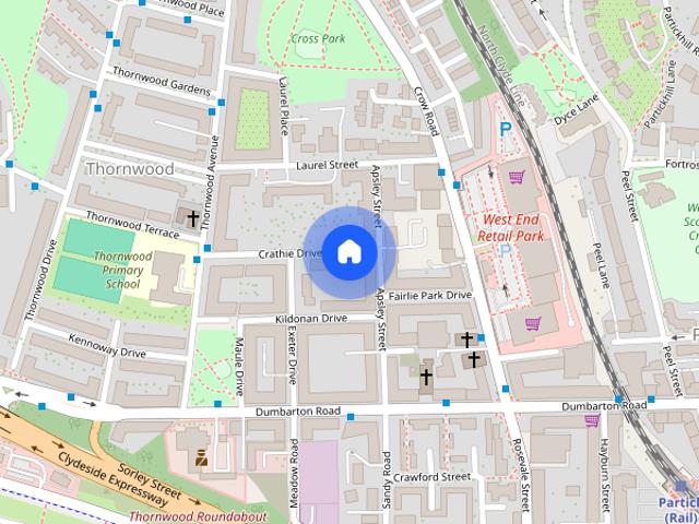 Apartment for rent in Broomhill, Scotland
