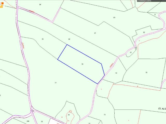 Terreno en venta en l'Alacantí, Valencia