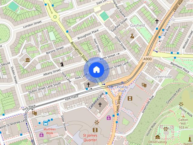 Room for rent in Gayfield, Broughton