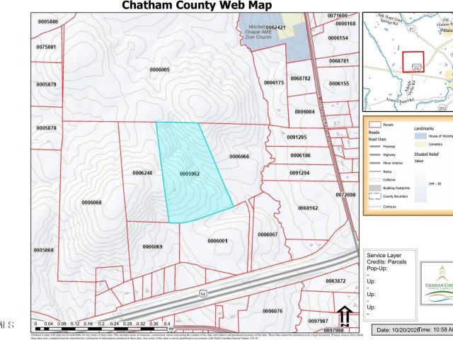 Land for sale in Pittsboro, Chatham County