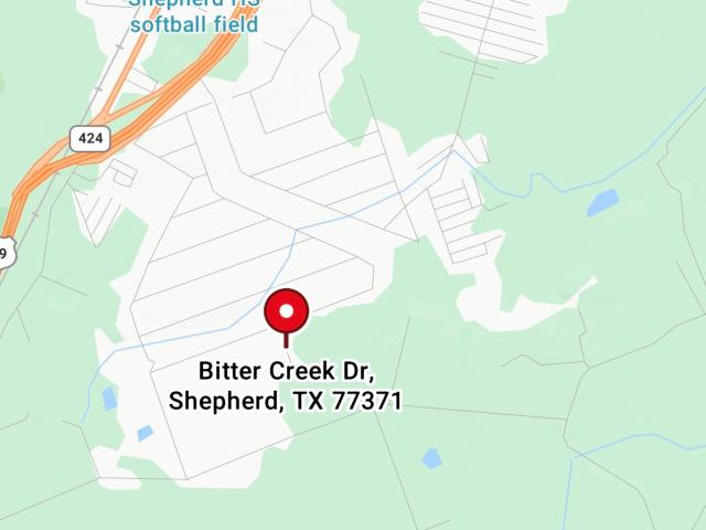 Land for sale in Shepherd, Texas