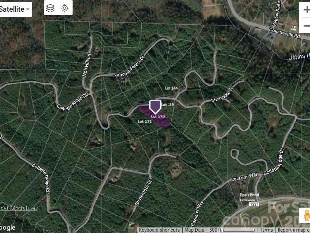 Land for sale in Collettsville, North Carolina