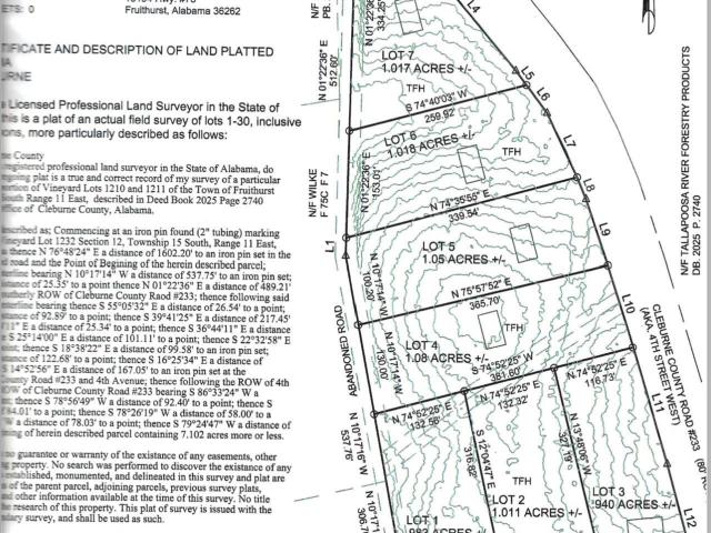 House for sale in Fruithurst, Alabama