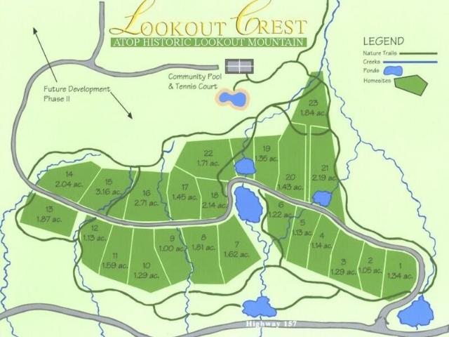 Land for sale in Lookout Mountain, Georgia