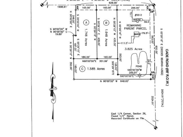 Land for sale in Brown City
