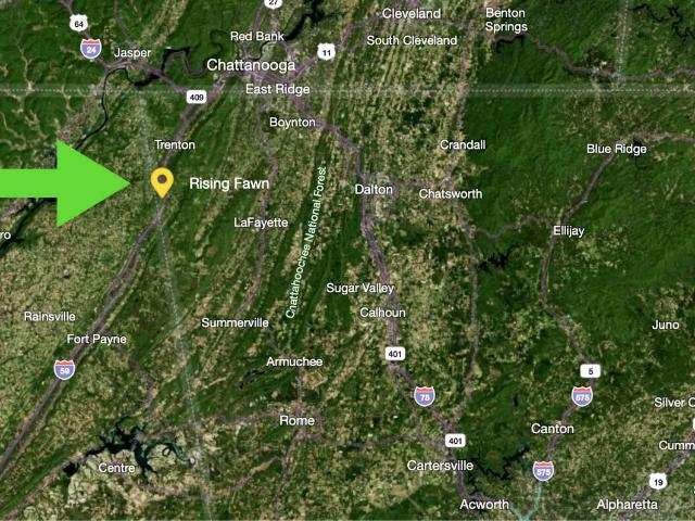 Land for sale in Rising Fawn, Georgia