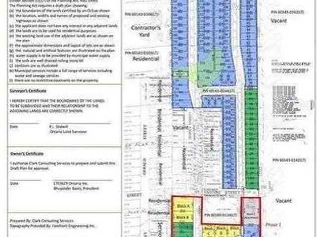 Land for sale in Cornwall, Ontario