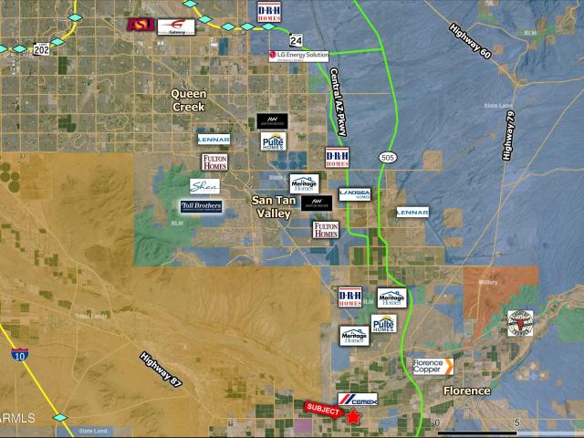 Land for sale in Coolidge, Arizona
