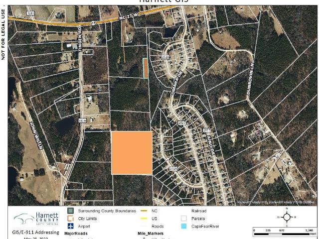Land for sale in Broadway, North Carolina