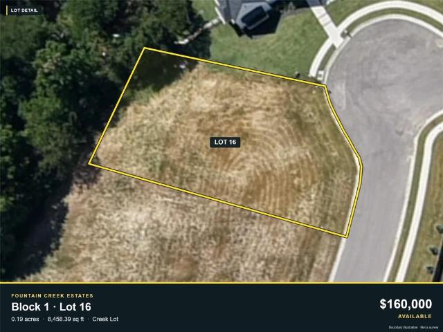 Land for sale in Fountain Creek Estates, Pottsboro
