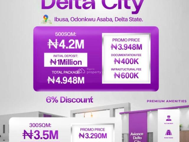 Land for sale in Oshimili South, Delta