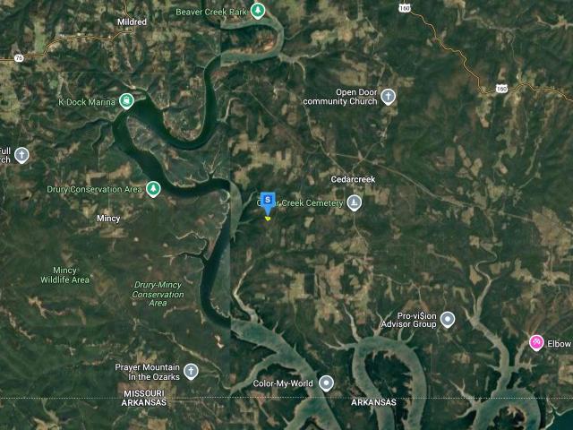 Land for sale in Cedarcreek, Missouri