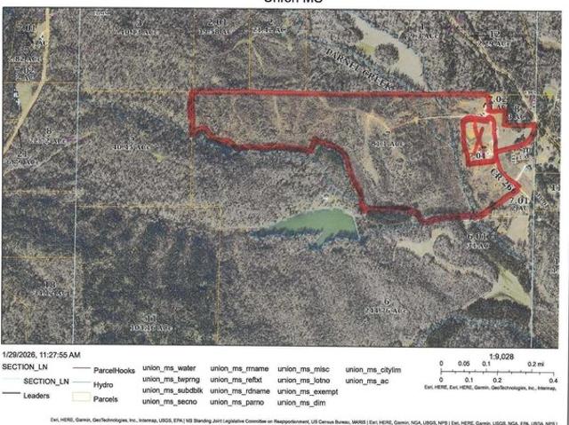 Land for sale in New Albany, Mississippi