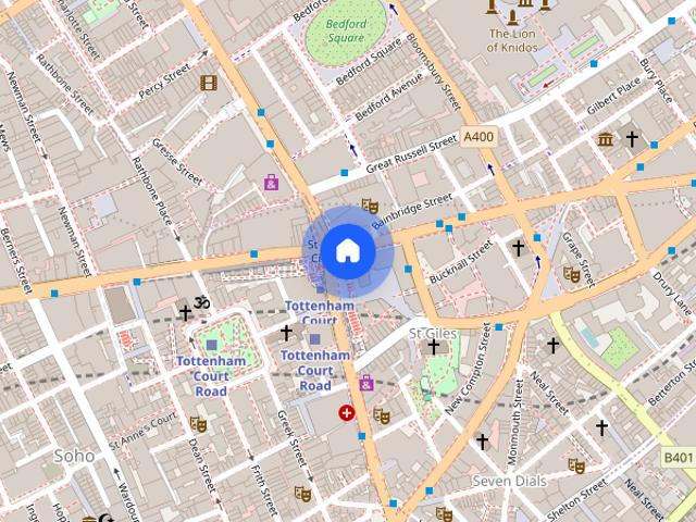 Apartment for rent in Saint Giles, Bloomsbury