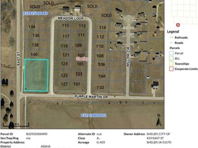 Land for sale in Brierfield, Iowa
