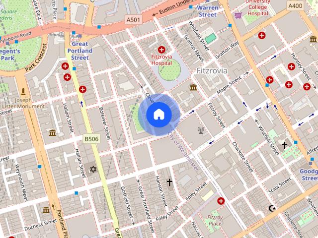 Apartment for rent in Fitzrovia, Greater London