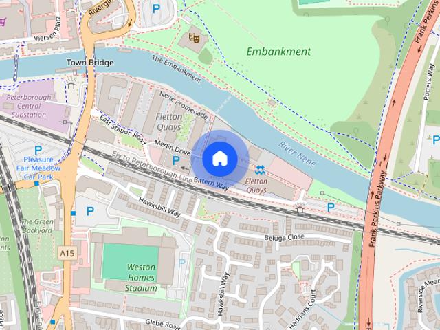 Apartment for rent in Fletton Quays, Peterborough