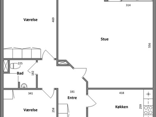 Lejlighed til leje i Vejle, Skjern