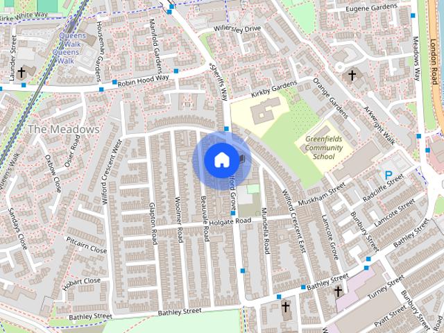 Room for rent in The Meadows, Haddon