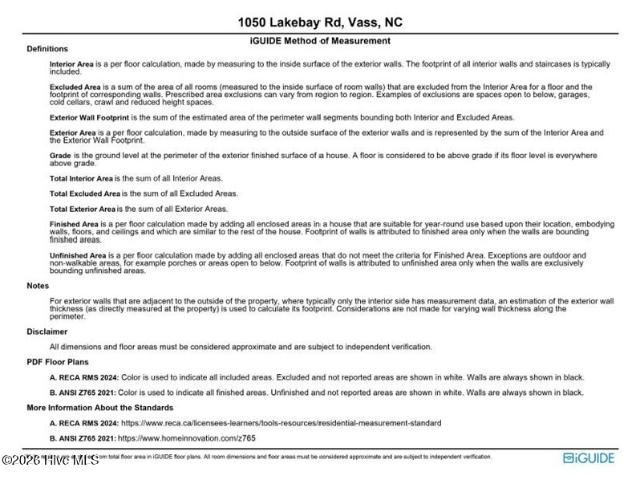 Property for sale in Vass, North Carolina