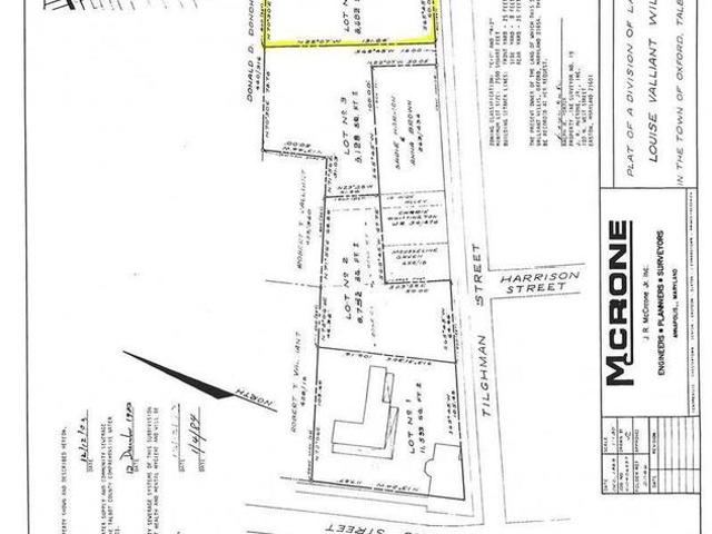 Land for sale in Oxford, Maryland