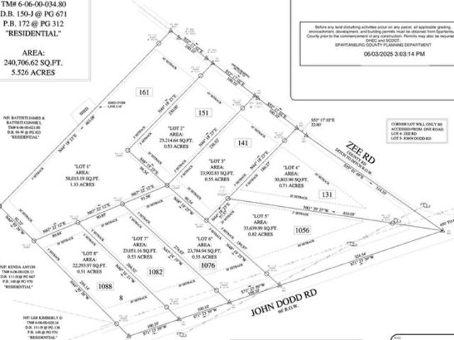 Land for sale in Inman, South Carolina