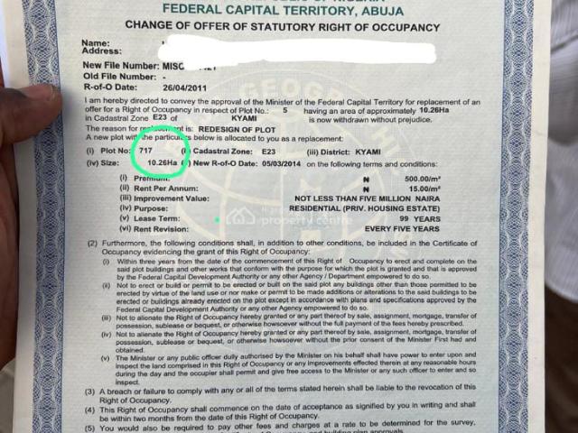 Land for sale in Abuja, Sokoto