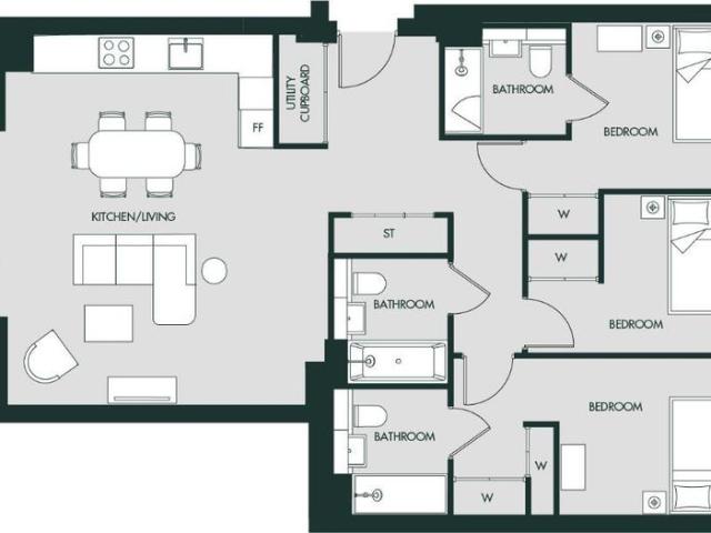 Apartment for rent in Brent Cross, Greater London