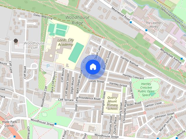House for rent in Woodhouse Cliff, Leeds
