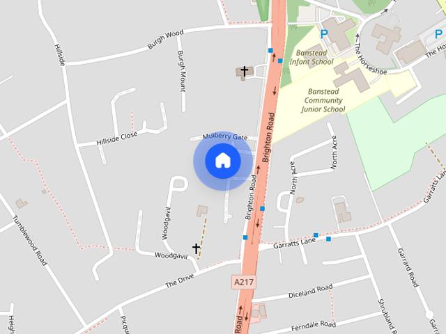 Apartment for rent in Banstead, Nork