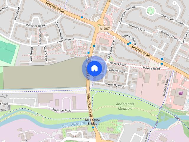 House for rent in Mile Cross, East Bank