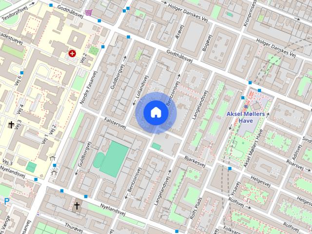 Zimmer til leje i Frederiksberg C, Brøndby