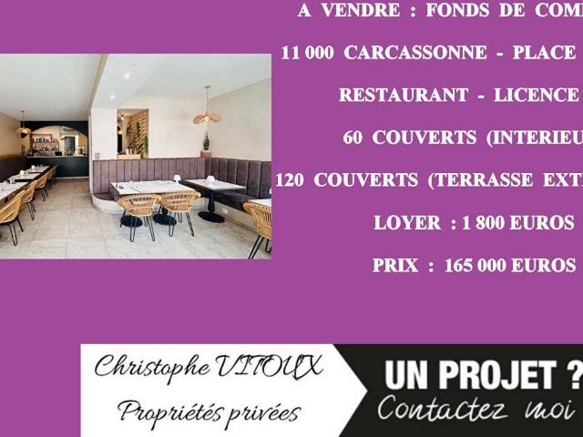 Local Commercial vente à Carcassonne