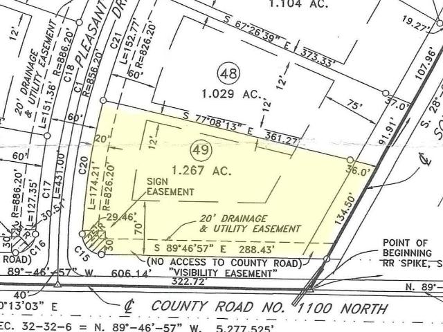 Land for sale in Wheatfield, Indiana