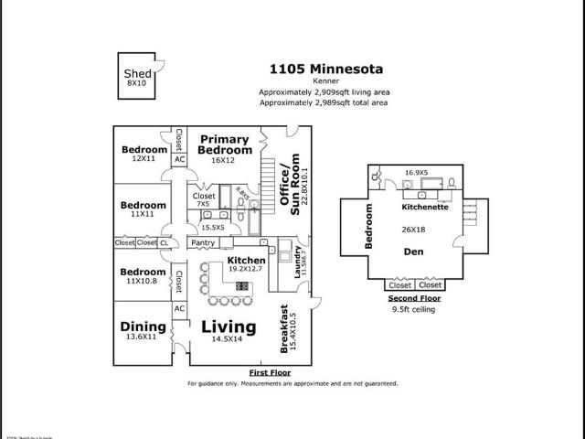 House for sale in Metairie, Jefferson Parish