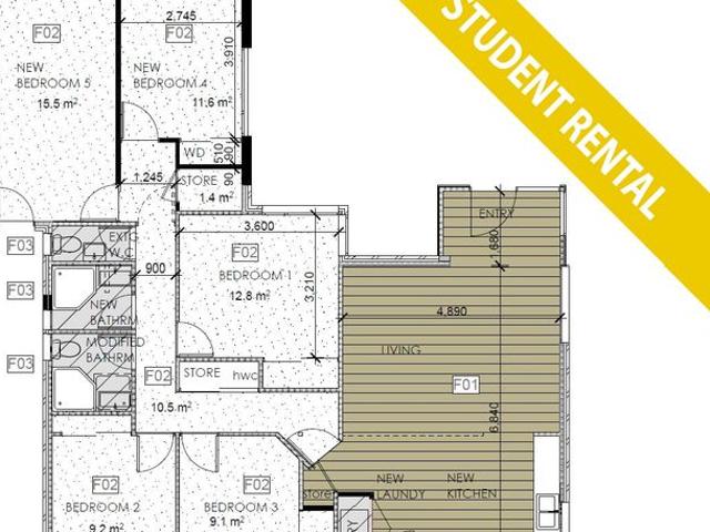 Apartment for rent in Riccarton, Canterbury