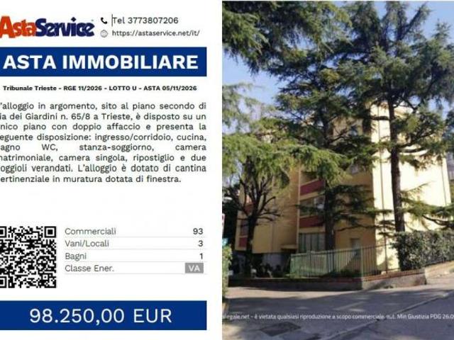 Appartamento in vendita a Servola / Škedenj, Trieste