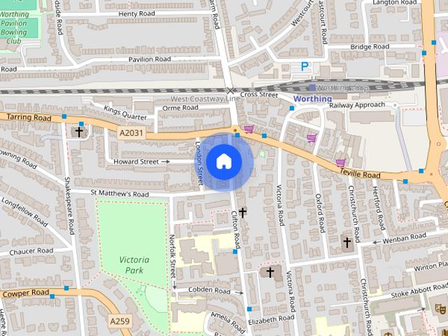 Apartment for rent in Worthing, West Sussex