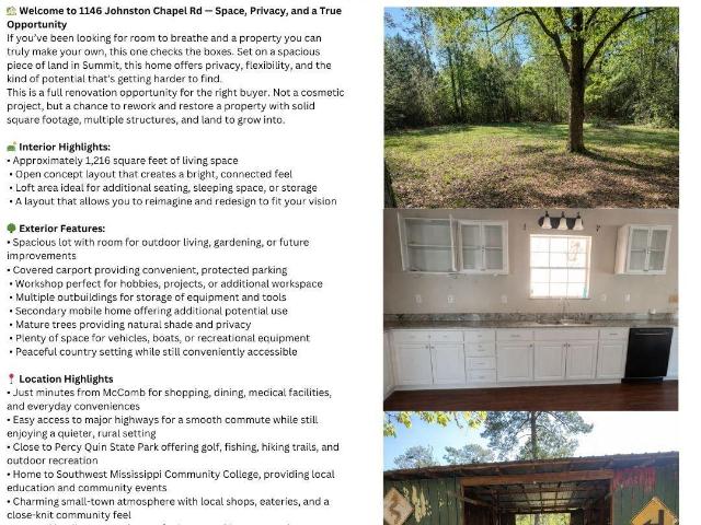 House for sale in Summit, Mississippi